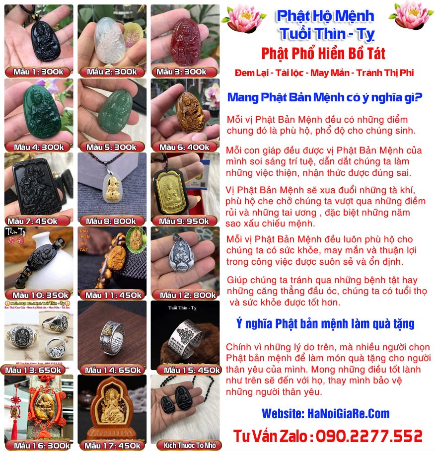 Phật Bản Mệnh Tuổi Tỵ - Tượng Phật Phổ Hiền Bồ Tát - Phong Thuỷ Hợp Tuổi Tỵ