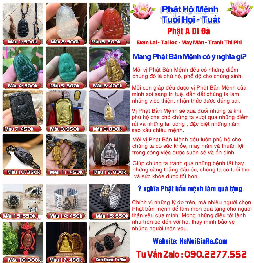 Phật Bản Mệnh Tuổi Hợi - Tượng Phật A Di Đà - Phong Thủy Hợp Tuổi Hợi