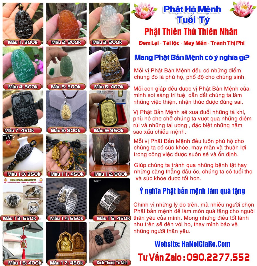 Phật Thiên Thù Thiên Nhãn - Vật Phẩm Phong Thuỷ Đem Lại May Mắn Cho Tuổi Tý