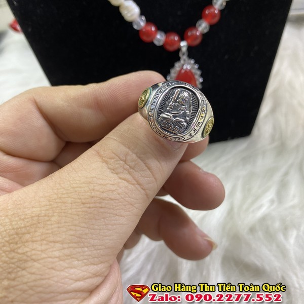 Nhẫn Phong Thuỷ - Bất Động Minh Vương - Phật Bản Mệnh Tuổi Dậu - Phong Thuỷ Hợp Tuổi Dậu
