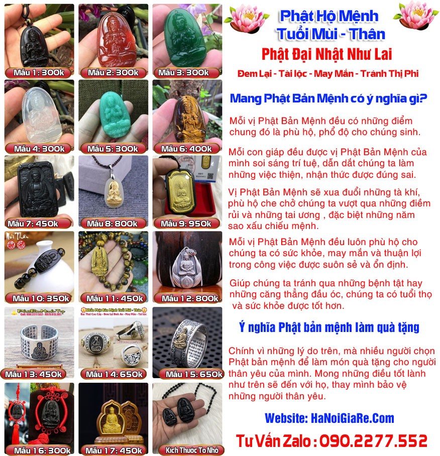 Đại Nhật Như Lai - Phật Bản Mệnh Tuổi Mùi - Phong Thuỷ Hợp Tuổi Mùi
