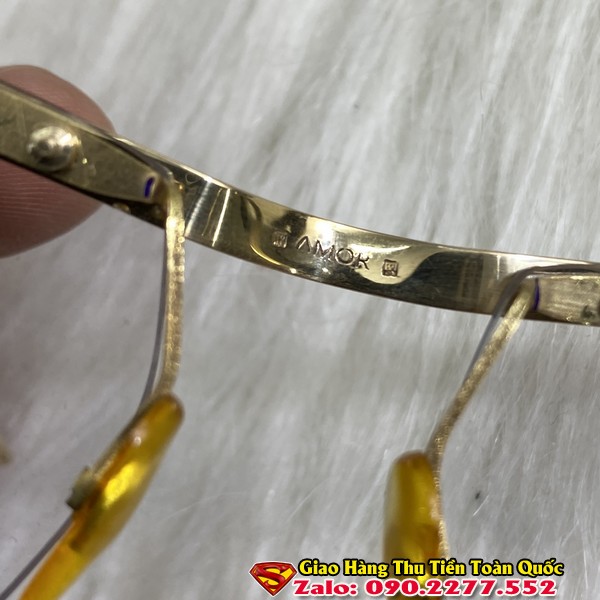 Kính Đổi Màu Đi Ngày Đêm - Kính Amor Đuổi Chuột Cổ Pháp Bọc Vàng 14K Chính Hãng