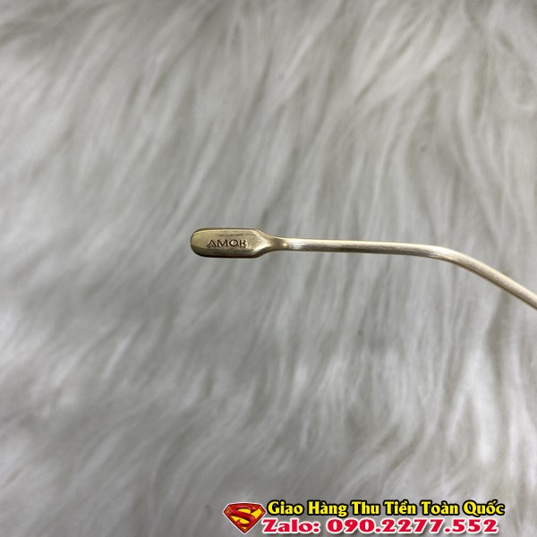 Kính Đổi Màu Đi Ngày Đêm - Kính Amor Đuổi Chuột Cổ Pháp Bọc Vàng 14K Chính Hãng