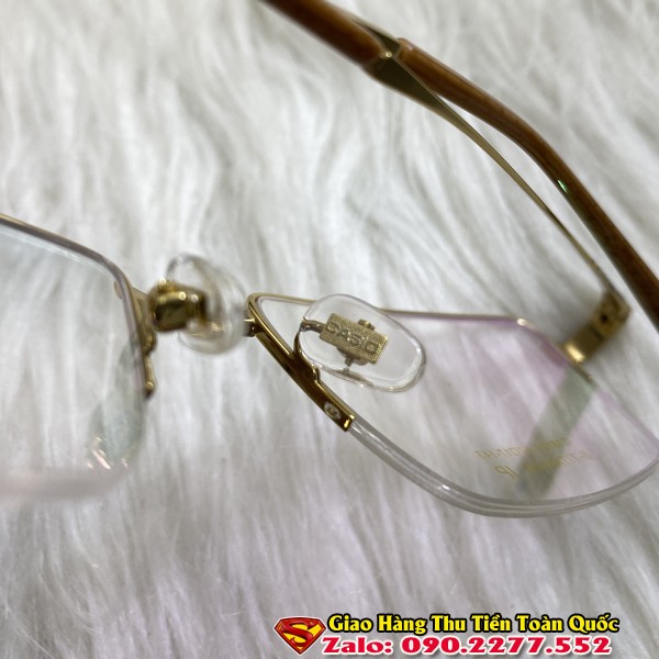 Gọng Kính Đẹp - Gọng Kính Cận Titan Siêu Nhẹ Mạ Vàng 18k