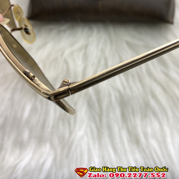 Kính Solex Đòn Gánh Pháp Xịn Bọc Vàng 14k - Kính Mát Nam