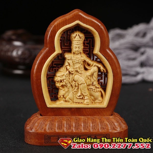 Tượng Phật Để Xe ô Tô Hợp Tuổi Mão - Phật Văn Thù Bồ Tát - Vật Phẩm Phong Thuỷ Đem Lại May Mắn