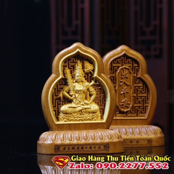 Tượng Phật Để Xe ô Tô Phật Hư Không Tạng Bồ Tát - Vật Phẩm Phong Thuỷ Đem Lại May Mắn