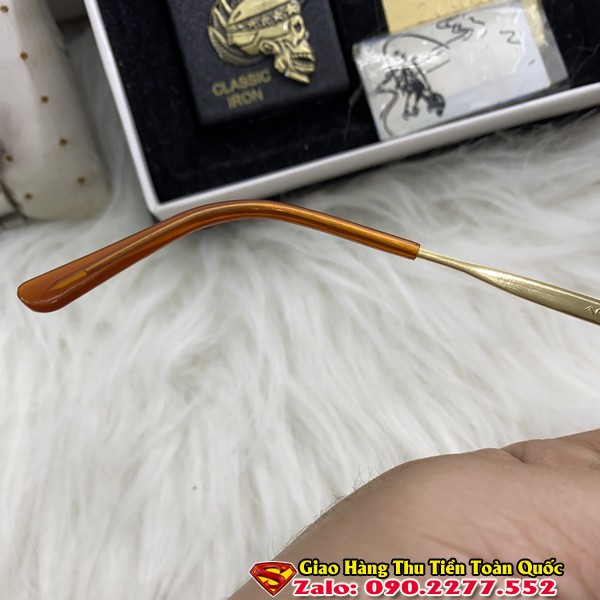 Kính Amor Pháp Chính Hãng - Kinh Mát Nam Mạ Vàng