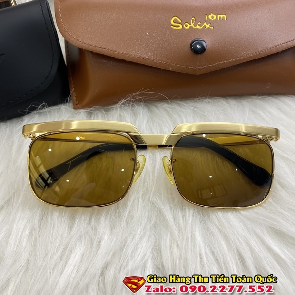 Kính Solex Chữ H Malaysia Chính Hãng Mắt Xanh Đen - Kính Mát Nam