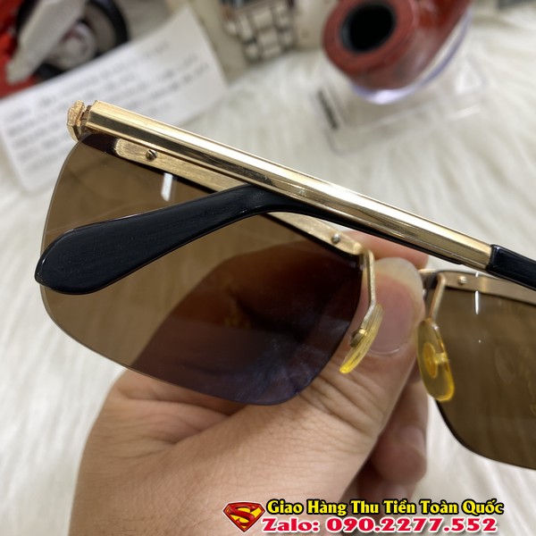 Kính Solex Sống Trâu Pháp Chính Hãng Mạ Vàng 14k - Kính Mát Nam