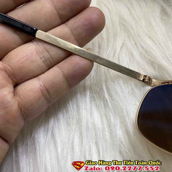 Kính Solex Quả Trứng Pháp Bọc Vàng 14k Chính Hãng - Kính Mát Nam