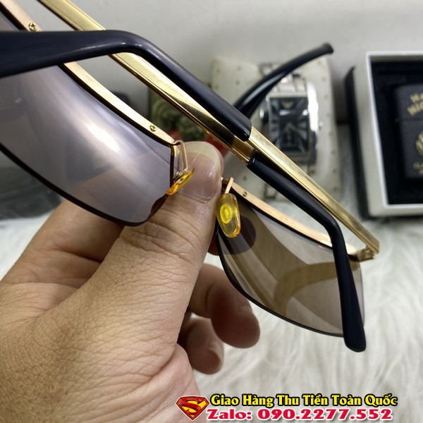 Kính Solex Xịn Mạ vàng 14k - Kính Mat Cho Nam Trung Tuổi
