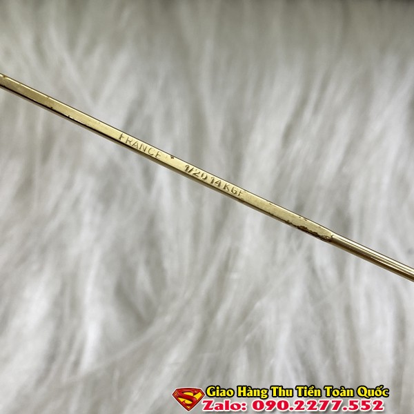 Kính Cổ Bọc Vàng 14K Chính Hãng Pháp Bọc Vàng Dày - Gọng Kính Đẹp