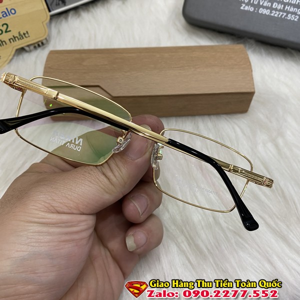 Gọng Kính Nam Đẹp Full Viền Gọng Titan Siêu Nhẹ