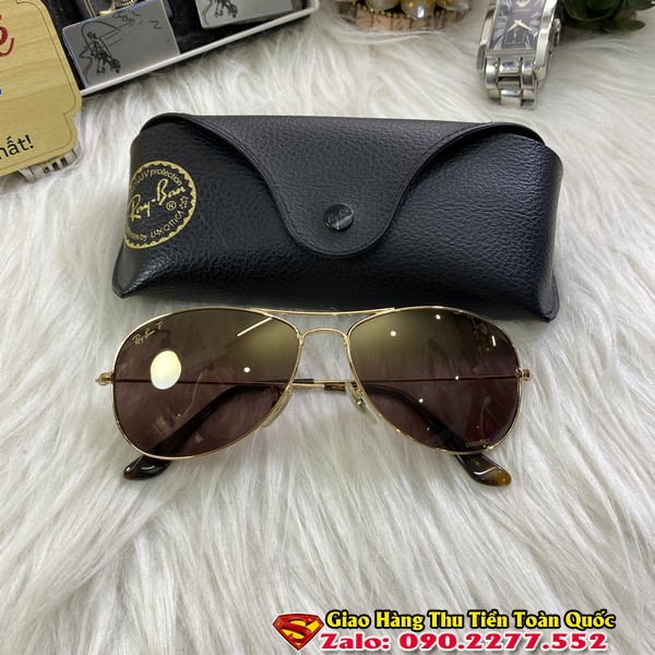 Kính Rayban Cũ Chính Hãng Còn Đẹp Mắt Chống Chói Kèm Bao Zin