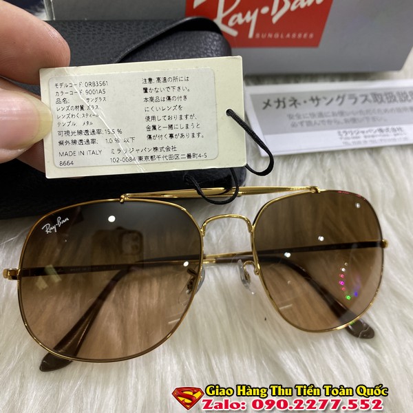 Kính Rayban Cũ Chính Hãng Full Box Đấu Nhật