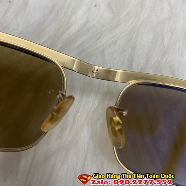 Kính Solex Đòn Gánh cổ Bọc Vàng 14k - Kính Mát Nam