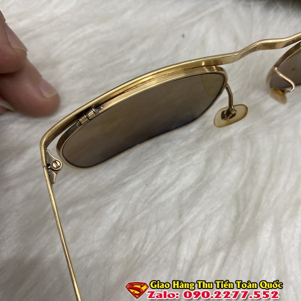 Kính Solex Đòn Gánh cổ Bọc Vàng 14k - Kính Mát Nam