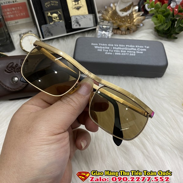 Kính Solex Đòn Gánh cổ Bọc Vàng 14k - Kính Mát Nam