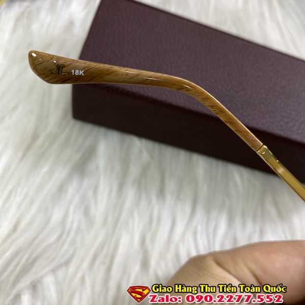 Gọng Kính Cận Mạ Vàng 18k - Gọng Kính Ttianium