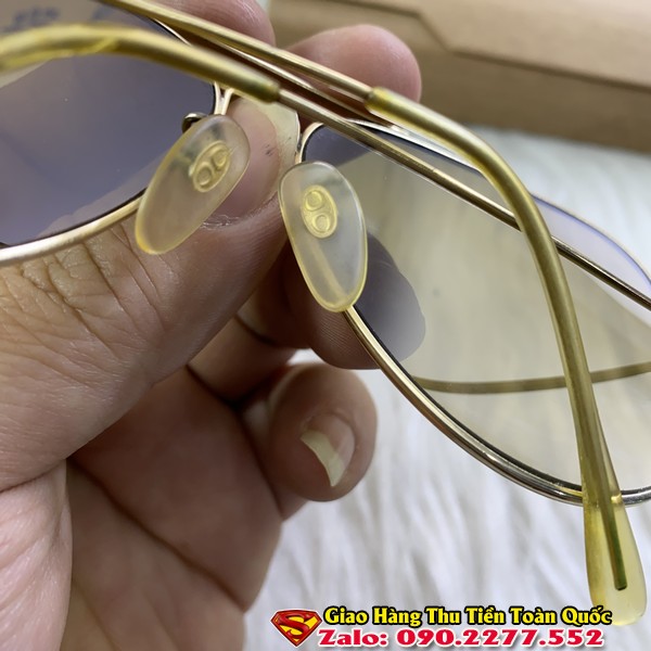 Kính Mát Nam Chính Hãng Cổ Pháp Bọc Vàng 12K