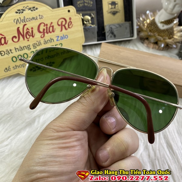 Kính Mát Nam Hàng Mạ Vàng Dáng Rayban Còn Mới