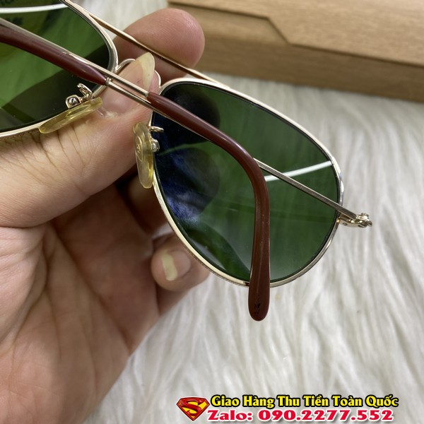 Kính Mát Nam Hàng Mạ Vàng Dáng Rayban Còn Mới