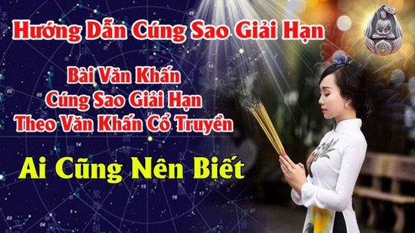 Hướng dẫn cúng sao giải hạn