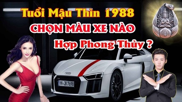 Chọn màu xe ô tô hợp tuổi mậu thìn 1988 mang lại may mắn tránh tai nạn cho chủ xe