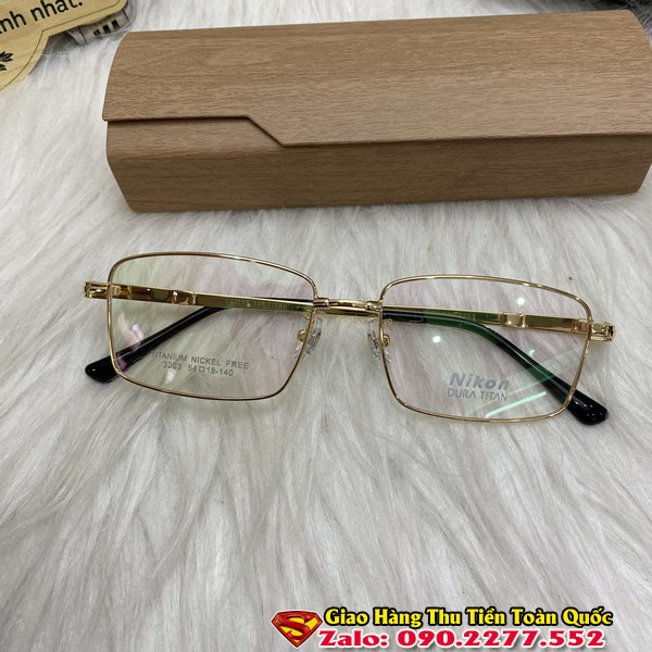 Gọng Kính Nam Đẹp Full Viền Gọng Titan Siêu Nhẹ