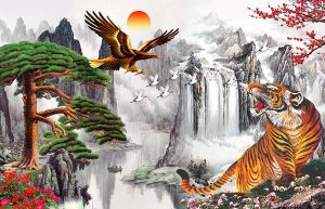 Những lưu ý khi treo tranh phong thủy Treo tranh rồng, hổ, ngựa tránh xui xẻo